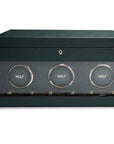 Wolf Designs Accessories - Watch Accessories WOLF British Racing Green Triple Watch Winder