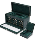 Wolf Designs Accessories - Watch Accessories WOLF British Racing Green Triple Watch Winder
