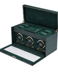 Wolf Designs Accessories - Watch Accessories WOLF British Racing Green Triple Watch Winder