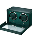 Wolf Designs Accessories - Watch Accessories Wolf Cub Green Double Watch Winder with Cover