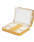Wolf Designs Accessories - Jewellery Accessories Wolf Maria Large Jewelry Zip Case in Mustard
