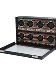 Wolf Designs Accessories - Watch Accessories Wolf Roadster Black 8 Piece Watch Winder