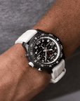 Breitling Watches X83310A71B1S1 BREIT Endurance Pro 38mm Chrono Wht Rub Strap Watch