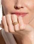 dinh van Jewellery - Rings dinh van 18K Yellow Gold Small Maillon Star Diamond Ring Size 7