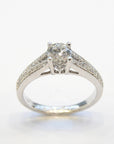 Touch of Gold Diamonds Jewellery - Engagement Ring 14K White Gold 0.58ct Canadian Diamond Ring