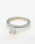 Touch of Gold Diamonds Jewellery - Engagement Ring 14K White Gold 0.60 carat Oval Diamond Engagement Ring