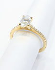 Touch of Gold Diamonds Jewellery - Engagement Ring 14K Yellow Gold 0.81 Carat Oval Diamond Engagement Ring