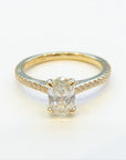 Touch of Gold Diamonds Jewellery - Engagement Ring 14K Yellow Gold 0.81 Carat Oval Diamond Engagement Ring