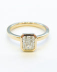 Touch of Gold Diamonds Jewellery - Engagement Ring 14K Yellow Gold 1.21ct Radiant Diamond Engagement Ring