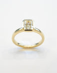 Touch of Gold Diamonds Jewellery - Engagement Ring 14K Yellow Gold 1.21ct Radiant Diamond Engagement Ring