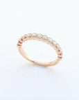 Amden Jewelry Jewellery - Band - Diamond Amden 14K Rose Gold Diamond Bezels Band