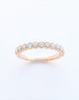 Amden Jewelry Jewellery - Band - Diamond Amden 14K Rose Gold Diamond Bezels Band
