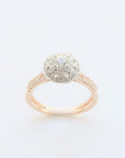 Amden Jewelry Jewellery - Rings Amden 14K White and Rose Diamond Ring