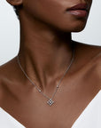 Birks Jewellery - Necklace Birks 18K White Gold Snowflake Diamond Cluster Necklace
