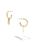 Birks Jewellery - Earrings - Drop Birks 18K Yellow Gold Bee Chic Hoop Drop Earrings