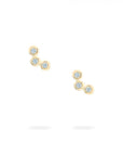 Birks Jewellery - Earrings - Stud Birks 18K Yellow Gold Iconic Diamond Splash Earrings