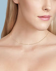 Birks Jewellery - Necklace Birks 18K Yellow Gold Iconic Rosee Du Matin Station Necklace