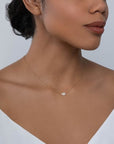 Birks Jewellery - Necklace Birks 18K Yellow Gold Petale Diamond Pave Necklace