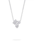 Birks Jewellery - Necklace Birks Splash 18K White Gold Diamond Cluster Necklace