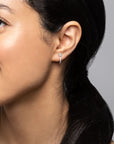Birks Jewellery - Earrings - Hoop Birks Splash 18K White Gold Diamond Hoops