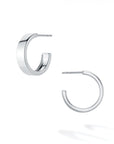 Birks Jewellery - Earrings - Hoop Birks Sterling Bold Square 15mm Hoops