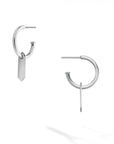 Birks Jewellery - Earrings - Drop Birks Sterling Hoop Drop Earrings