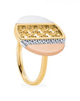 Birks Jewellery - Rings Birks Tri Gold Dare to Dream Circle Ring Size 7