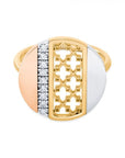 Birks Jewellery - Rings Birks Tri Gold Dare to Dream Circle Ring Size 7