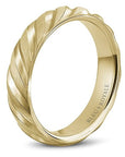 Crown Ring Jewellery - Band - Plain Blue Royale 14kt Y 5mm Rope Band