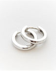 Breuning Jewellery - Earrings - Hoop Breuning 14K White Gold 14mm Huggie Hoops