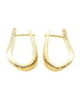 Breuning Jewellery - Earrings - Hoop Breuning 14K Yellow Gold Medium Twist Huggie Hoops