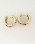 Breuning Jewellery - Earrings - Hoop Breuning 14K Yellow Gold Tapered Hoop Earrings