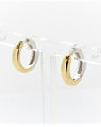 Breuning Jewellery - Earrings - Hoop Breuning Two-Tone Gold 14mm Huggie Earrings