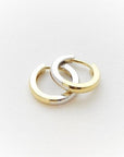 Breuning Jewellery - Earrings - Hoop Breuning Two-Tone Gold 14mm Huggie Earrings