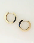 Breuning Jewellery - Earrings - Hoop Breuning Yellow Gold 15mm Square-Edge Huggie Earrings