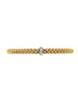 Fope Jewellery - Bracelet Fope 18K Yellow Gold Diamond Solo Flex-it Bracelet