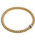 Fope Jewellery - Bracelet Fope 18K Yellow Gold Diamond Solo Flex-it Bracelet