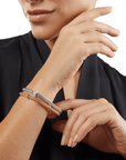 Fope Jewellery - Bracelet Fope 18K Yellow Gold Flex-it Bracelet with Diamond Pave