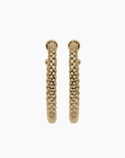 Fope Jewellery - Earrings - Hoop Fope 18K Yellow Gold Medium Essential Hoops