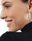 Fope Jewellery - Earrings - Hoop Fope 18K Yellow Gold Medium Essential Hoops