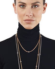 Fope Jewellery - Necklace Fope 18K Yellow Gold Prima Diamond Single Rondelle Necklace