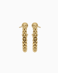 Fope Jewellery - Earrings - Hoop Fope 18K Yellow Gold Small Essential Hoops