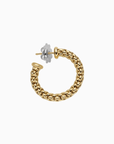 Fope Jewellery - Earrings - Hoop Fope 18K Yellow Gold Small Essential Hoops