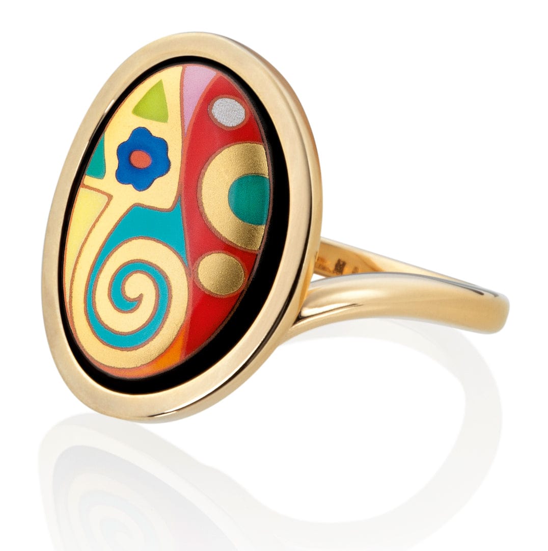 Freywille Klimt Hope Waterdrop Ring – Touch of Gold Fine Jewellery