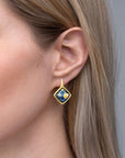 Frey Wille Jewellery - Earrings - Stud Freywille Van Gogh Starry Night Carre Earrings