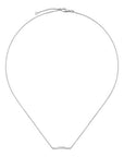 Gucci Jewellery - Necklace Gucci 18K White Gold Link To Love Diamond Bar Necklace