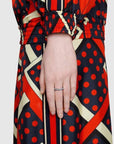 Gucci Jewellery - Rings Gucci 18K White Gold Link to Love Studded Band