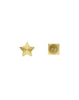 Gucci Jewellery - Earrings - Stud Gucci 18K Yellow Gold Icon Asymmetric Studs
