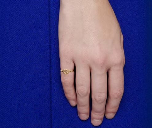Gucci 18K Yellow Gold Interlocking G Ring Size 6.5