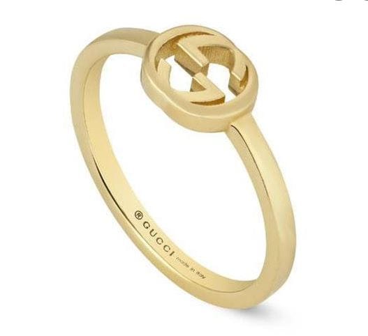 Gucci Jewellery - Rings Gucci 18K Yellow Gold Interlocking G Ring Size 6.5